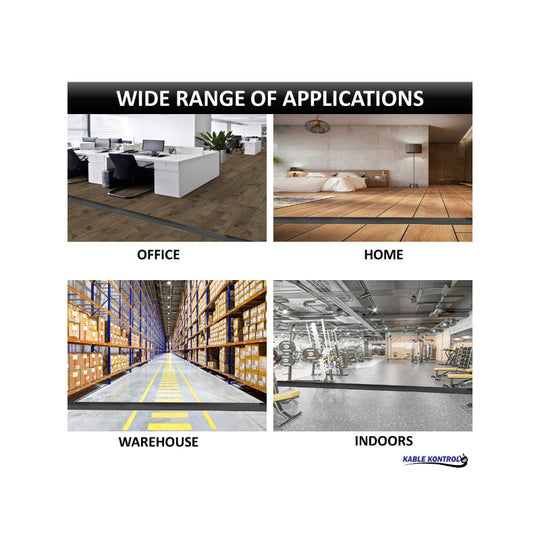 Kable Kontrol PVC Floor Cord Cover Kit