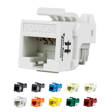Lynn CAT6 Keystone Jack (bag of 25)