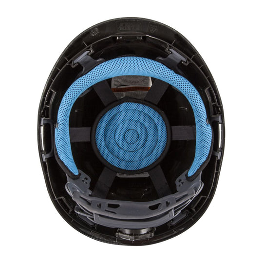 Klein Tools Safety Helmet, Premium KARBN™ Pattern, Non-Vented, Class E, Headlamp, 60515