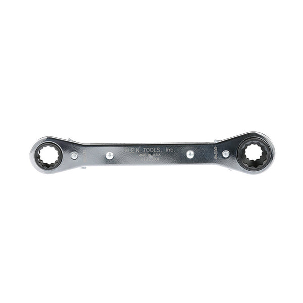 Klein Tools KT223X4 Lineman's Ratcheting 4-in-1 Box Wrench