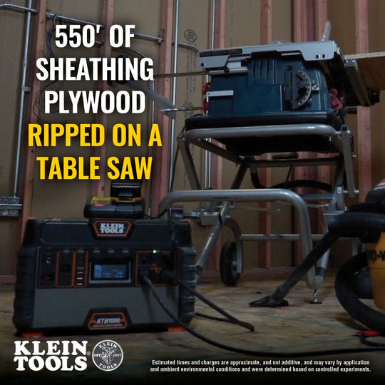 Klein Tools Portable Power Station, 1500W, KTB1000