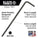 Klein Tools BLMK10 L Style Ball End Hex Key Caddy Set Metric 9-Piece