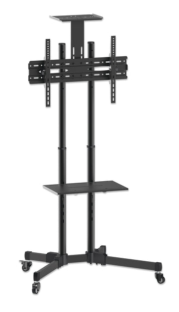 Manhattan Economy Height-Adjustable Multimedia TV Cart, 461238