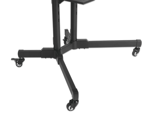 Manhattan Economy Height-Adjustable Multimedia TV Cart, 461238