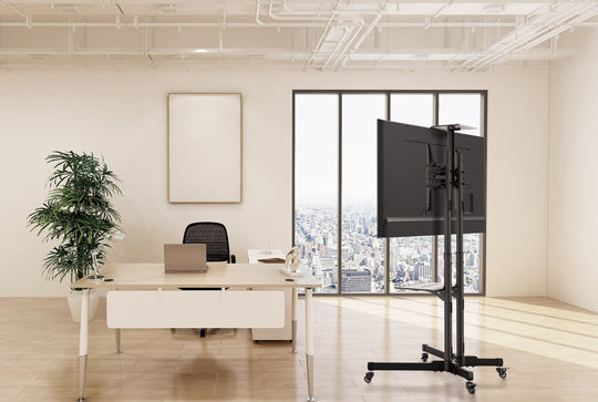 Manhattan Economy Height-Adjustable Multimedia TV Cart, 461238