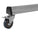 Manhattan Aluminum Height-Adjustable Multimedia TV Cart, 461245