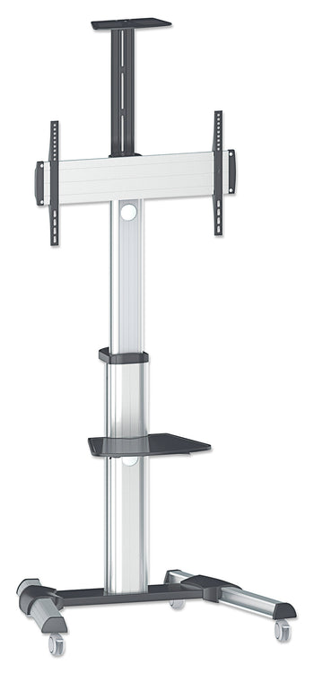 Manhattan Aluminum Height-Adjustable Multimedia TV Cart, 461245