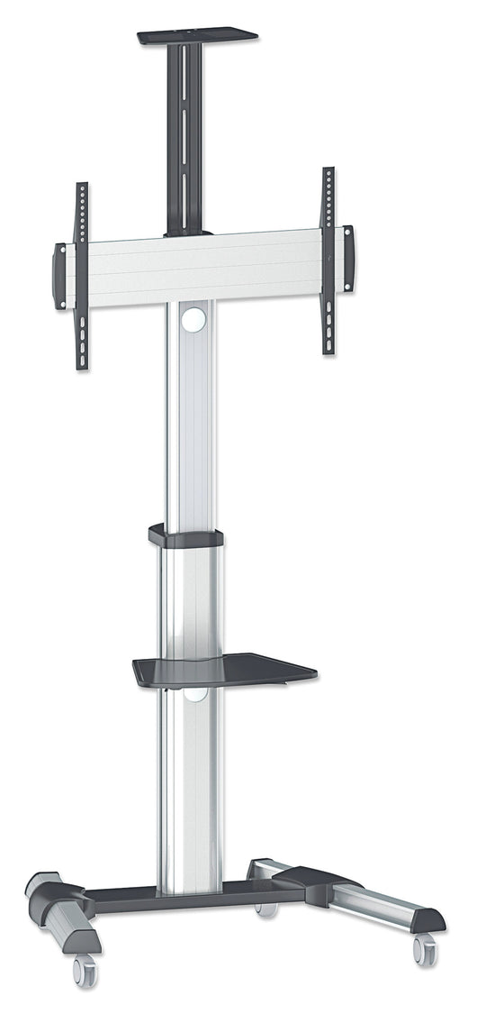 Manhattan Aluminum Height-Adjustable Multimedia TV Cart, 461245