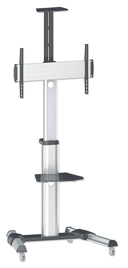 Manhattan Aluminum Height-Adjustable Multimedia TV Cart, 461245