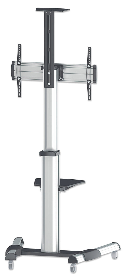 Manhattan Aluminum Height-Adjustable Multimedia TV Cart, 461245
