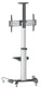Manhattan Aluminum Height-Adjustable Multimedia TV Cart, 461245
