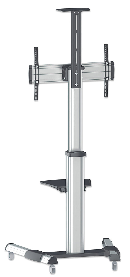 Manhattan Aluminum Height-Adjustable Multimedia TV Cart, 461245