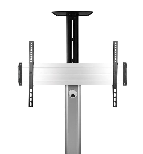Manhattan Aluminum Height-Adjustable Multimedia TV Cart, 461245