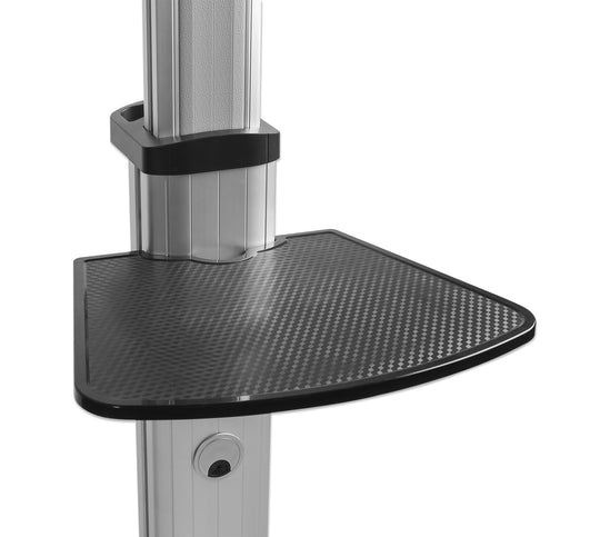 Manhattan Aluminum Height-Adjustable Multimedia TV Cart, 461245