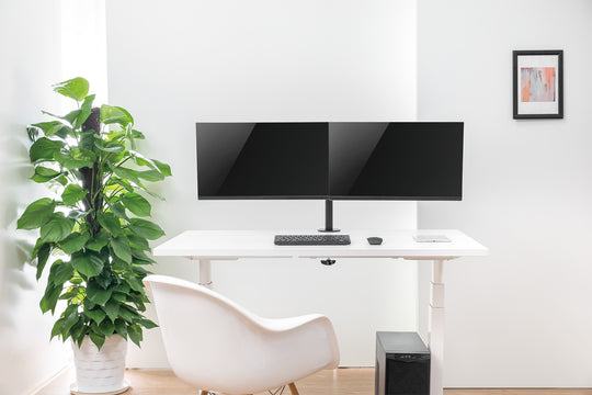 Manhattan Universal Dual Monitor Mount with Double-Link Swing Arms, 461528