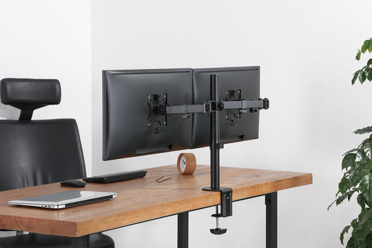 Manhattan Universal Dual Monitor Mount with Double-Link Swing Arms, 461528