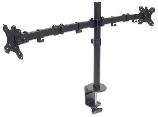 Manhattan Universal Dual Monitor Mount with Double-Link Swing Arms, 461528