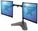 Manhattan Universal Dual Monitor Stand with Double-Link Swing Arms, 461559