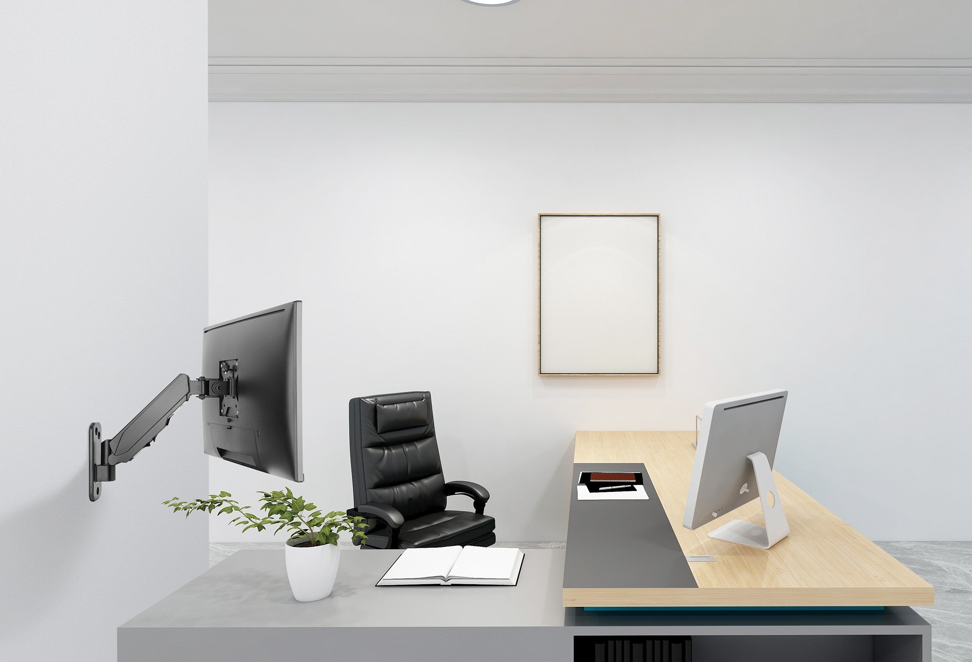 Manhattan Universal Gas Spring Monitor Wall Mount FireFold