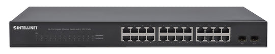 Intellinet 24-Port Gigabit Ethernet Switch with 2 SFP Ports, 561044