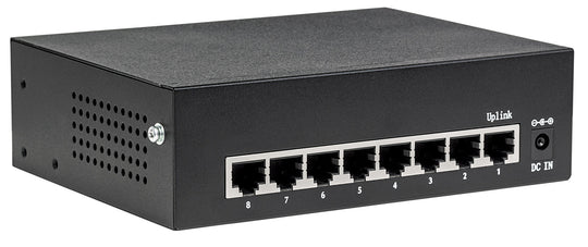 Intellinet 8-Port Gigabit Ethernet PoE+ Switch, 561204