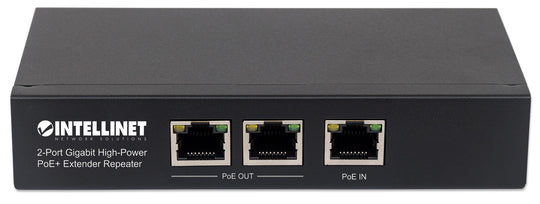 Intellinet 2-Port Gigabit High-Power PoE+ Extender Repeater, 561266