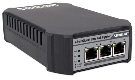 Intellinet 2-Port Gigabit Ultra PoE Injector, 561488
