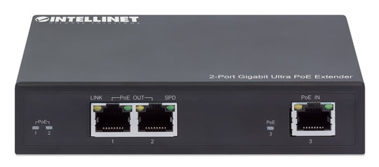 Intellinet 2-Port Gigabit Ultra PoE Extender, 561600