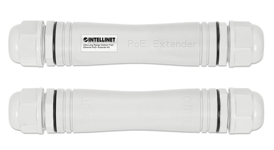 Intellinet Ultra Long Range Outdoor Fast Ethernet PoE+ Extender Kit, 561952