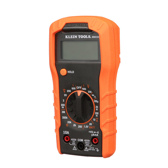 Klein Tools MM300 Digital Multimeter, Manual-Ranging, 600V