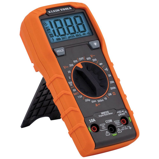 Klein Tools Digital Multimeter, Manual-Ranging, 600V, MM325