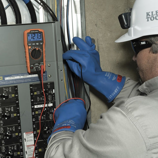 Klein Tools Digital Multimeter, TRMS Auto-Ranging, 600V, Temp, MM420