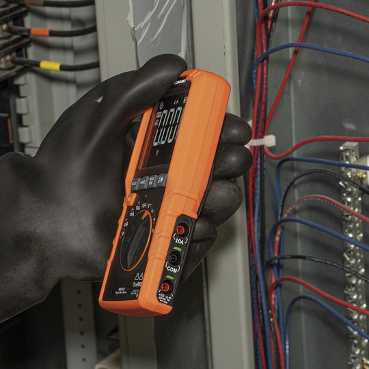 Klein Tools Slim Digital Multimeter, TRMS Auto-Ranging, 600V, Temp, MM450