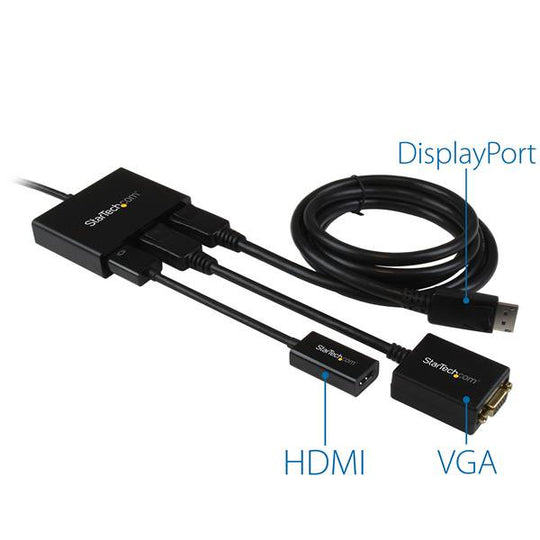 StarTech DisplayPort to DisplayPort Multi Monitor Splitter - 3-Port MST Hub