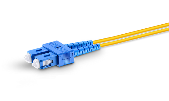 Techlogix Networx Standard fiber patch cord -- (1-10m) duplex single mode OS2 2.0mm fiber (LC/LC, LC/SC, SC/SC)