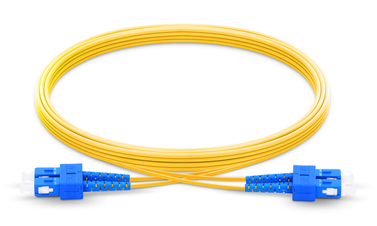 Techlogix Networx Standard fiber patch cord -- (1-10m) duplex single mode OS2 2.0mm fiber (LC/LC, LC/SC, SC/SC)