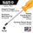Klein Tools BD133 Profilated #3 Phillips Screwdriver 6-Inch
