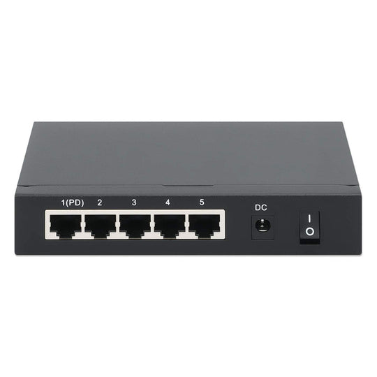 Intellinet PoE-Powered 5-Port Gigabit Switch with PoE-Passthrough, 561082