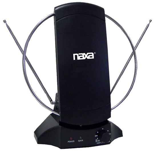 Naxa NAA-308 High-Powered Amplified ATSC/HDTV/FM Indoor Antenna
