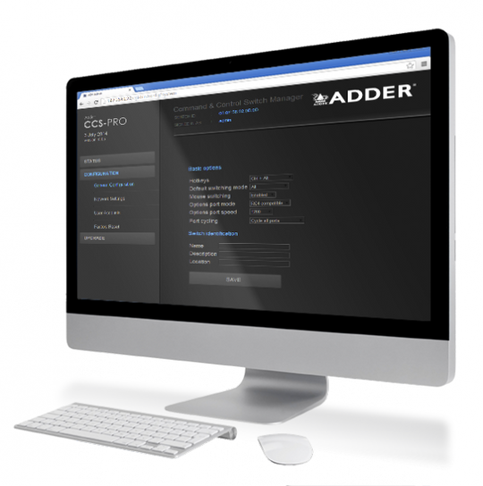 ADDER CCS-PRO8 Command and Control Switch