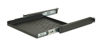 FORGE Heavy-Duty Sliding Shelf, 75 lb. Load Capacity - 1U