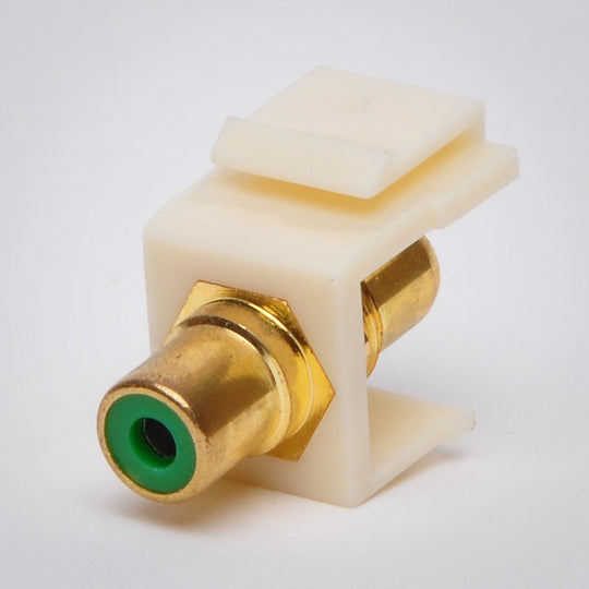 RCA Keystone Jack - Beige Insert