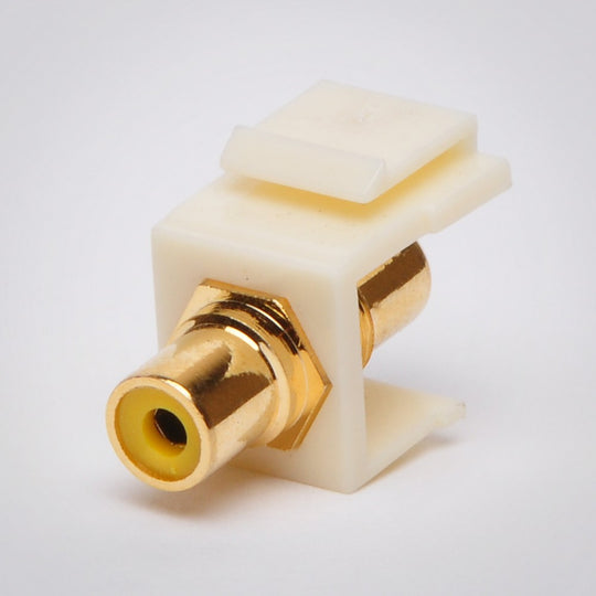 RCA Keystone Jack - Beige Insert