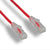 Cat6 Slim Ethernet Patch Cable - Red