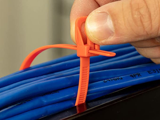 RETYZ EveryTie 14 Inch 50lb Releasable Tie, Plenum Rated