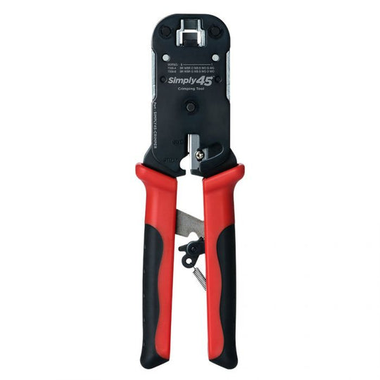 SCP Simply45 Heavy Duty Crimp Tool For Simply45 Pass Through Rj45 Plugs- Cat5E & Cat6