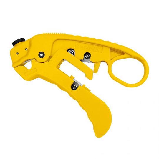 SCP Simply45 Professional Lan/Category Cable Stripper & Cutter- Adjustable For Cat7A, Cat6A, Cat6, Cat5E - UTP And STP