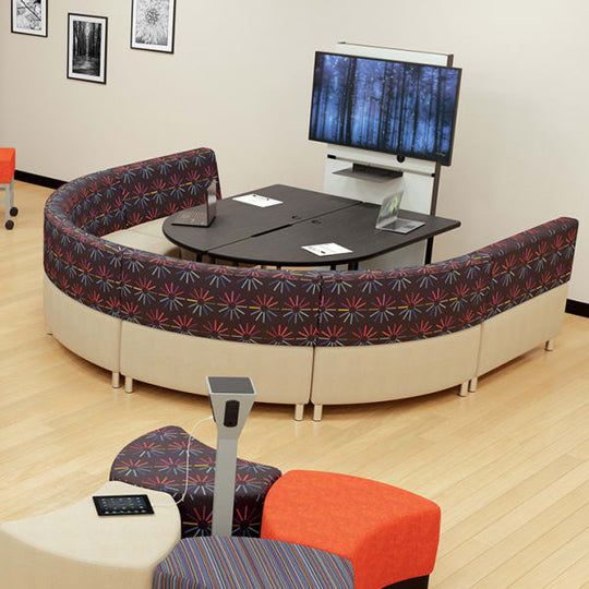 MooreCo MediaSpace Flat Panel Cart