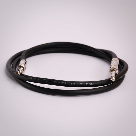 Hosa Speaker Cable - Quarter Inch TS to Same