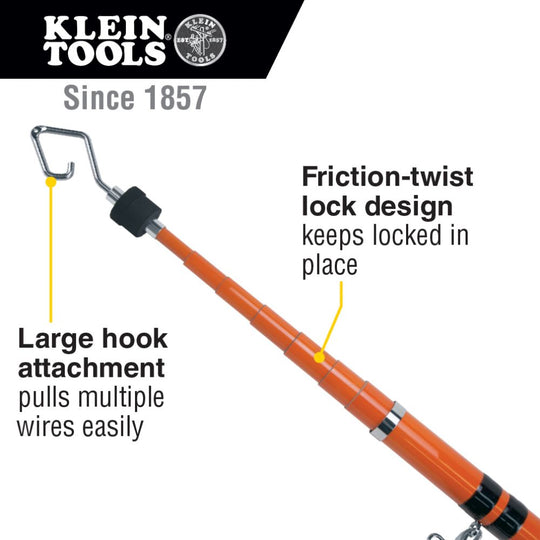 Klein Tools SRS56036 WIRESPANNER Plus Telescopic Pole